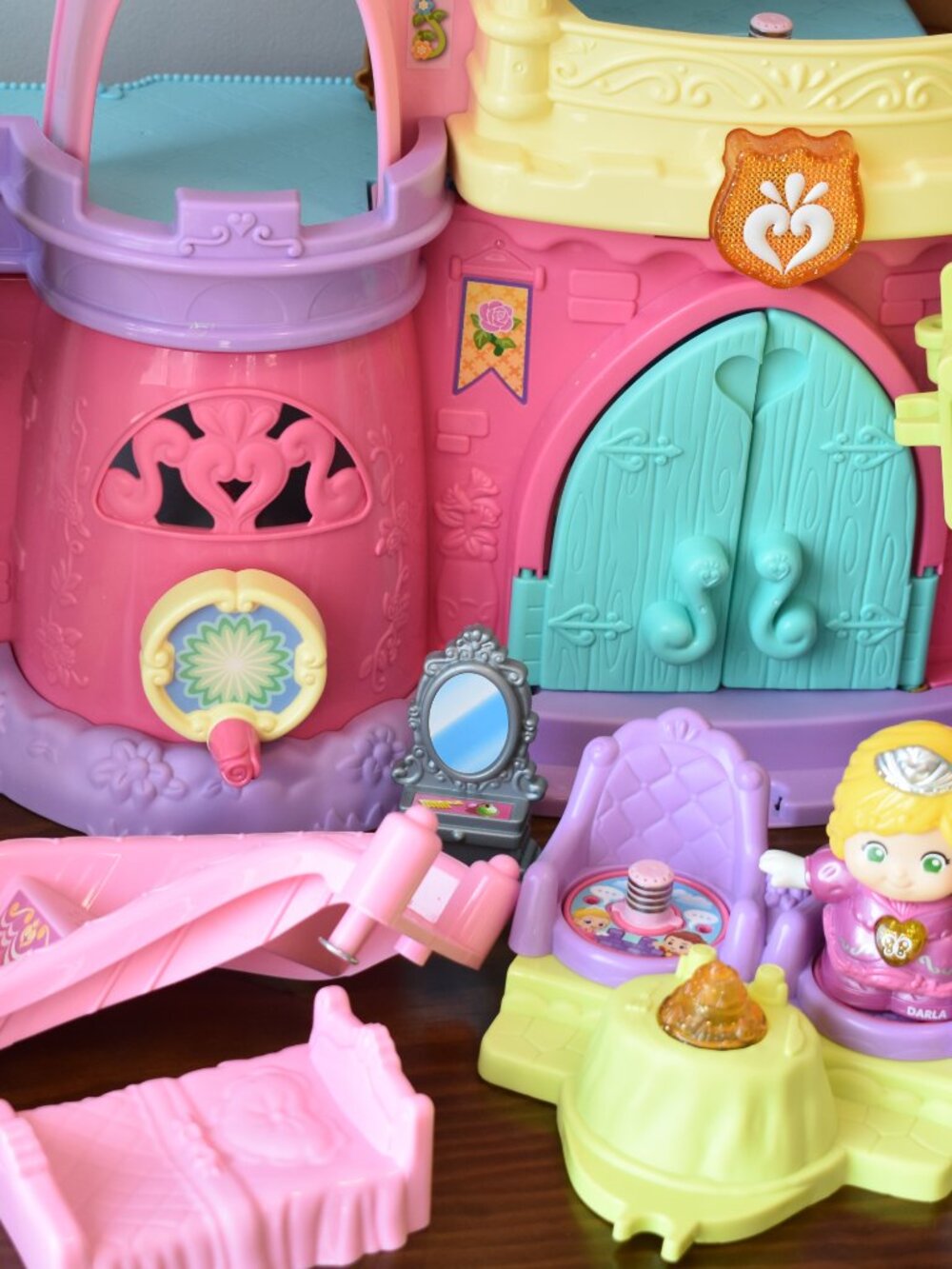Vtech Go Go Smart Friends Enchanted Princess Castle Doors Opens Manually w/ Box - Picture 8 of 14
